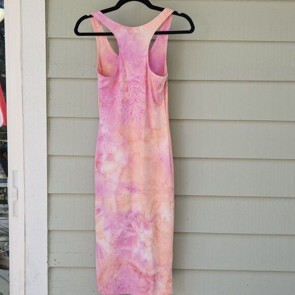 Popular 21 Buttery Soft Bodycon Tie Die Dress - Picture 2 of 4